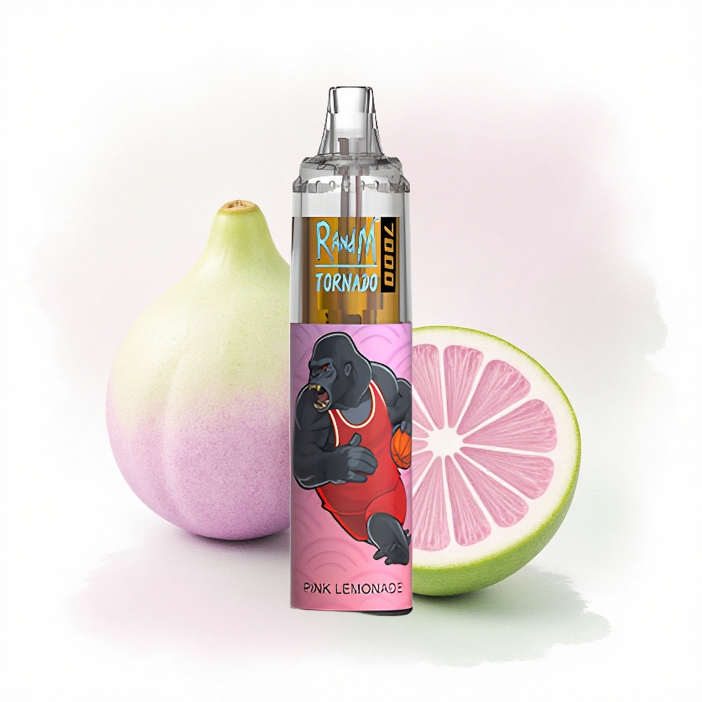 RandM Fumot Tornado 7000 Puffs Pembe Limonata 850 mAh Tip-C Ağızlık