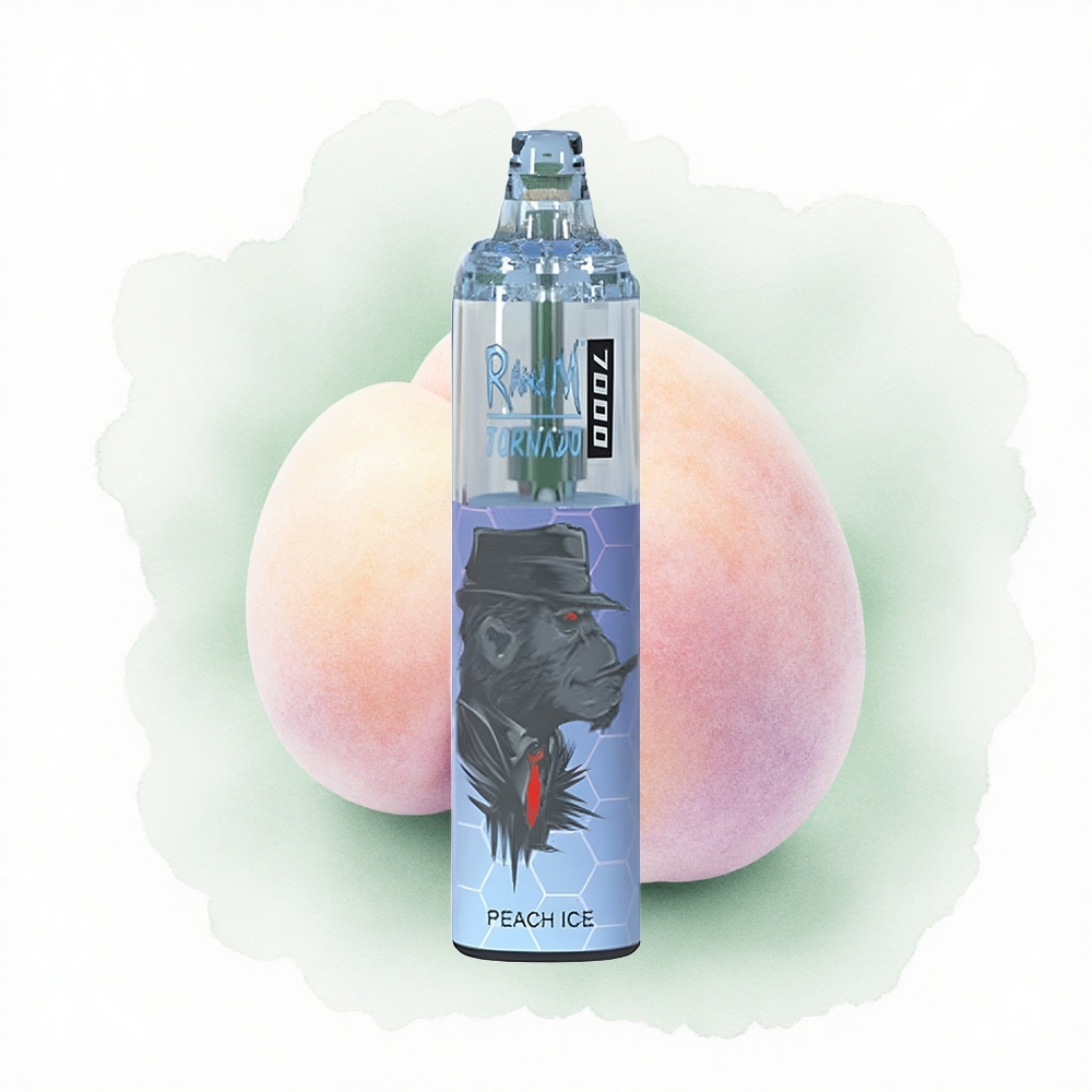 RandM Fumot Tornado 7000 Puffs Şeftali Buz 850 MAH Tip-C Port