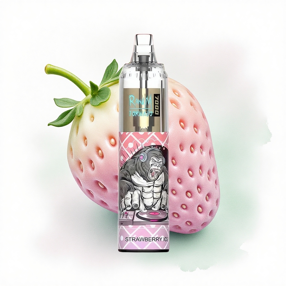 RandM Fumot Tornado 7000 Puffs Çilek Buz 14 ML E-sıvı 850 mAh