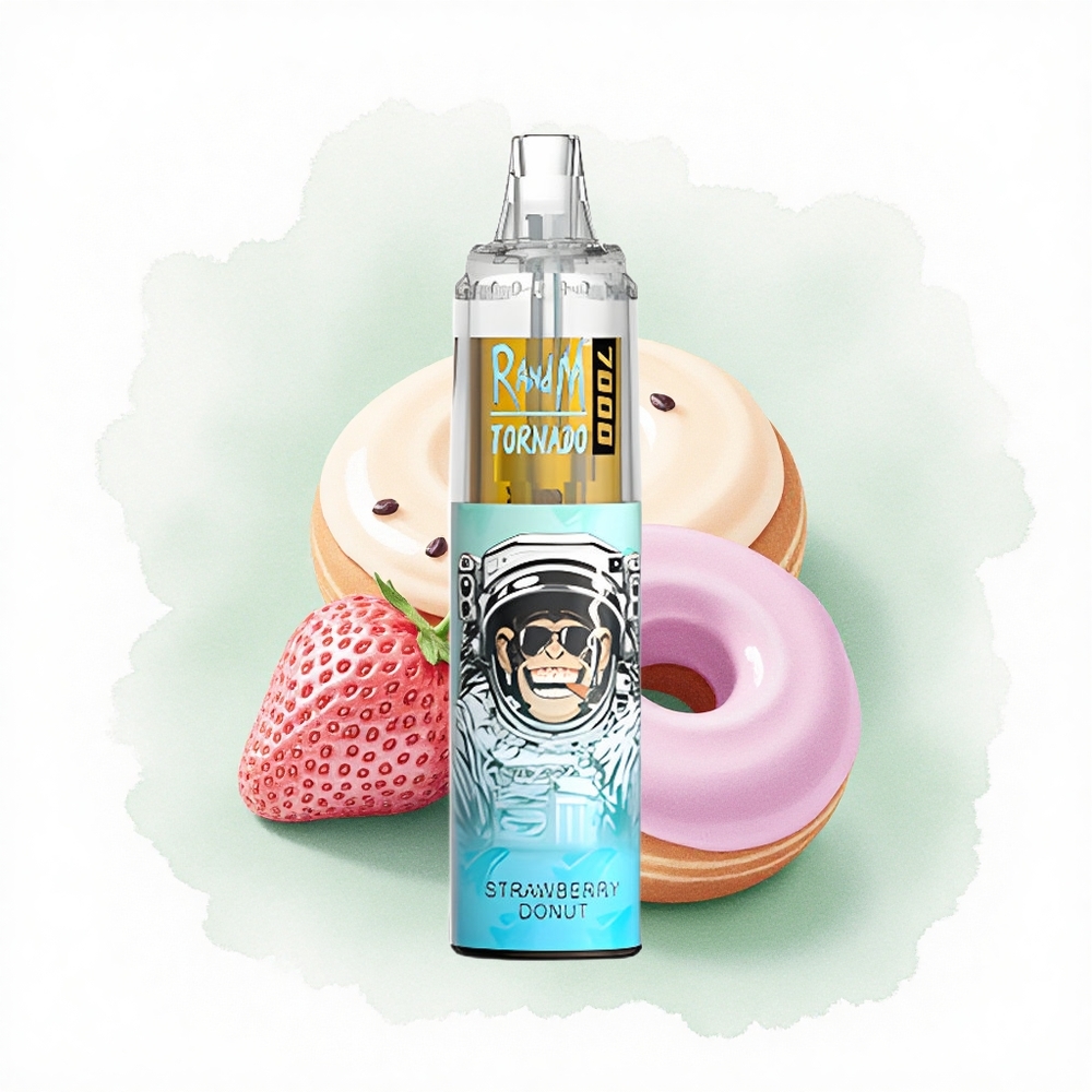 RandM Fumot Tornado 7000 Puffs Çilekli Çörek 850mAh Tip-C Port