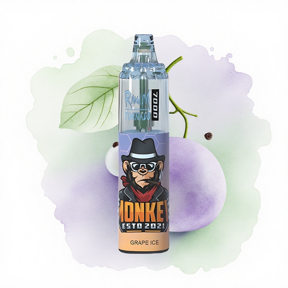 RandM Fumot Tornado 7000 Puffs Üzüm Buzu - 850 mAh - %5 Nikotin