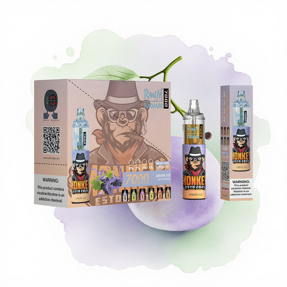 RandM Fumot Tornado 7000 Puffs Üzüm Buzu - 850 mAh - %5 Nikotin