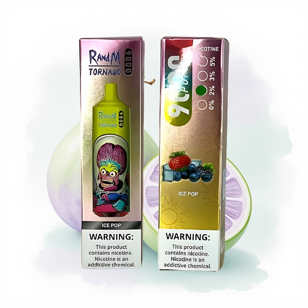 RandM Fumot Tornado 9000 Puffs Buzlu Şerbet 850mAh 18mL Mesh