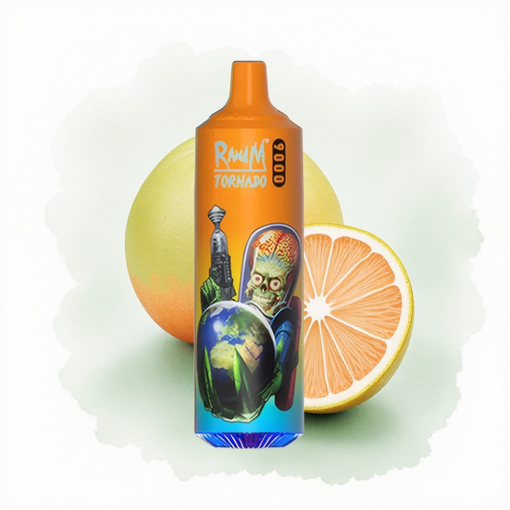 RandM Fumot Tornado 9000 Puffs Portakal Gazoz 850 mAh 18 mL Mesh Coil