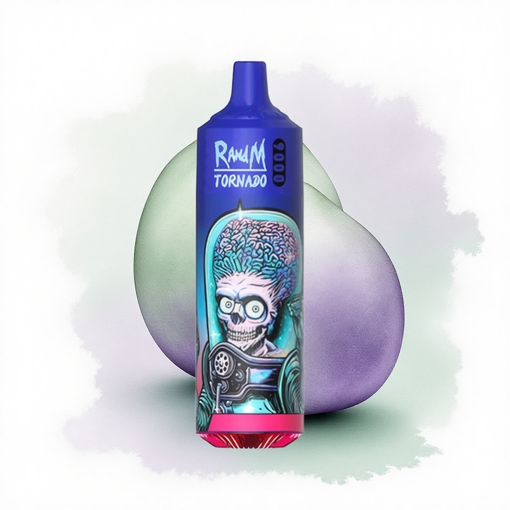 RandM Fumot Tornado 9000 Puffs Siyah Buz Mesh Pil 850mAh