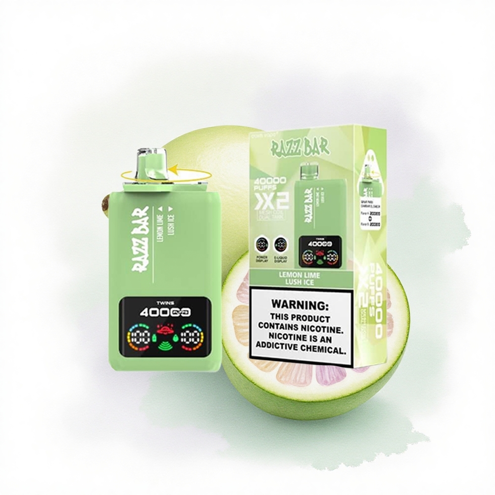 Razz Bar 40000 Puffs Limon Lime - Lüks Buz Tip-C Port 650mAh %2 Nikotin