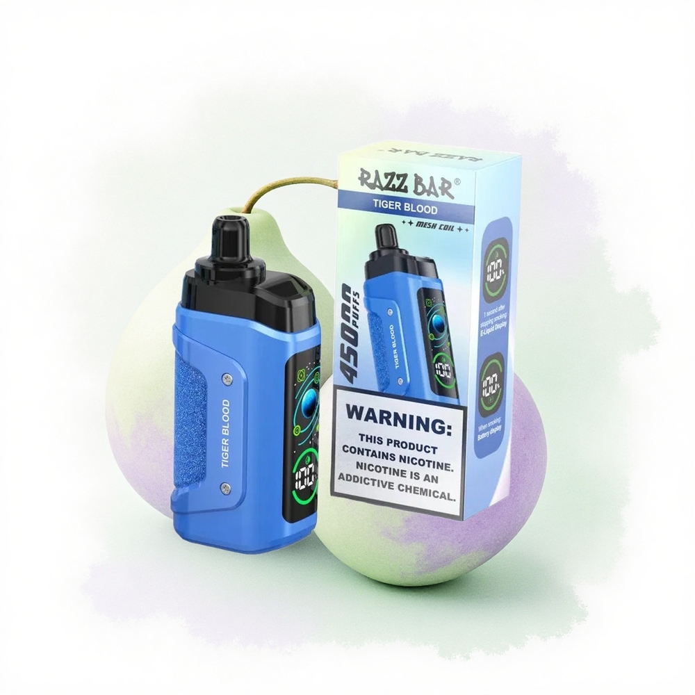 Razz Bar 45000 Puffs Kaplan Kanı 650 mAh Tip-C Şarj