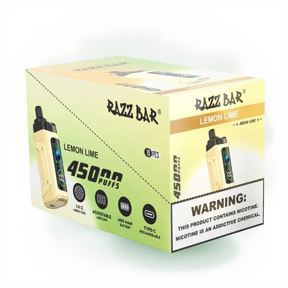 Razz Bar 45000 Puffs Limon Lime 20 mg Nikotin 650 mAh