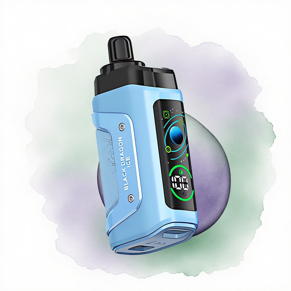 Razz Bar 45000 Puffs Siyah Ejderha Buz 20mg Nikotin 650mAh