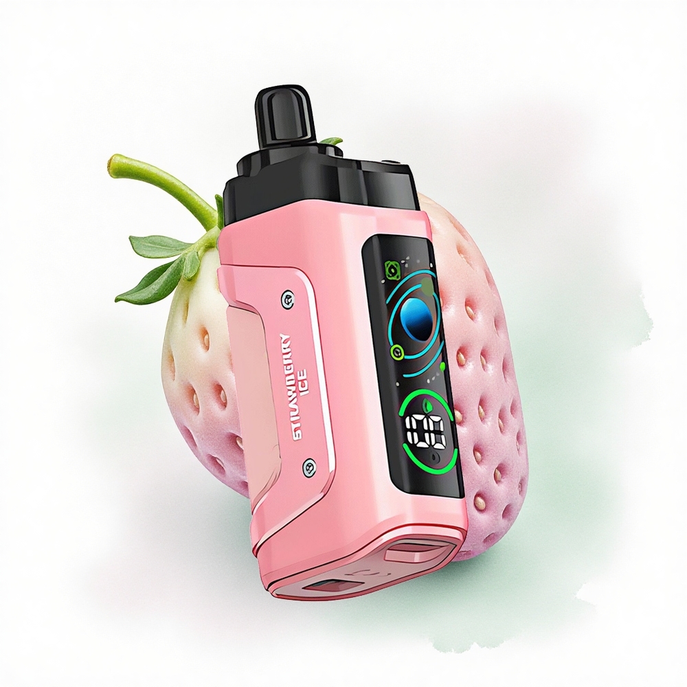 Razz Bar 45000 Puffs Çilek Buz 20 mg Nikotin 650 mAh