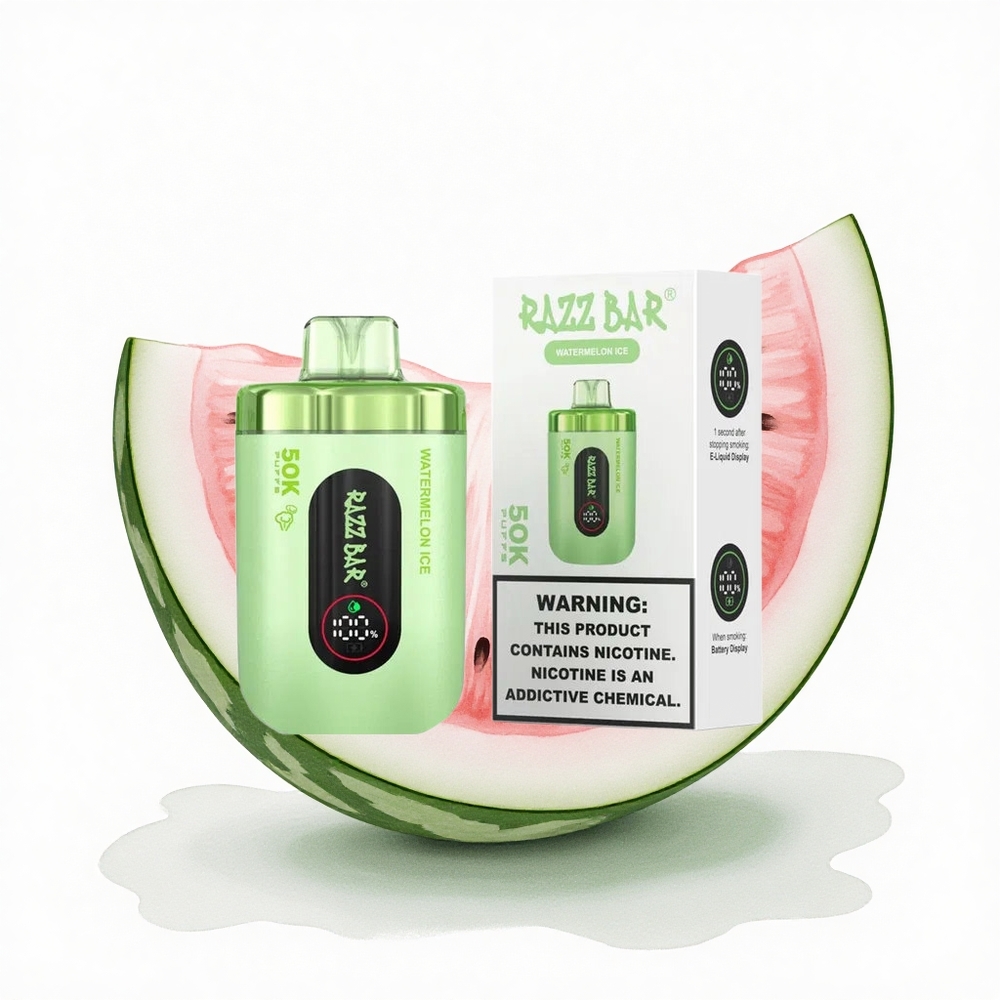 Razz Bar 50K Puffs Karpuz Buzu - 650 mAh - %2 Nikotin