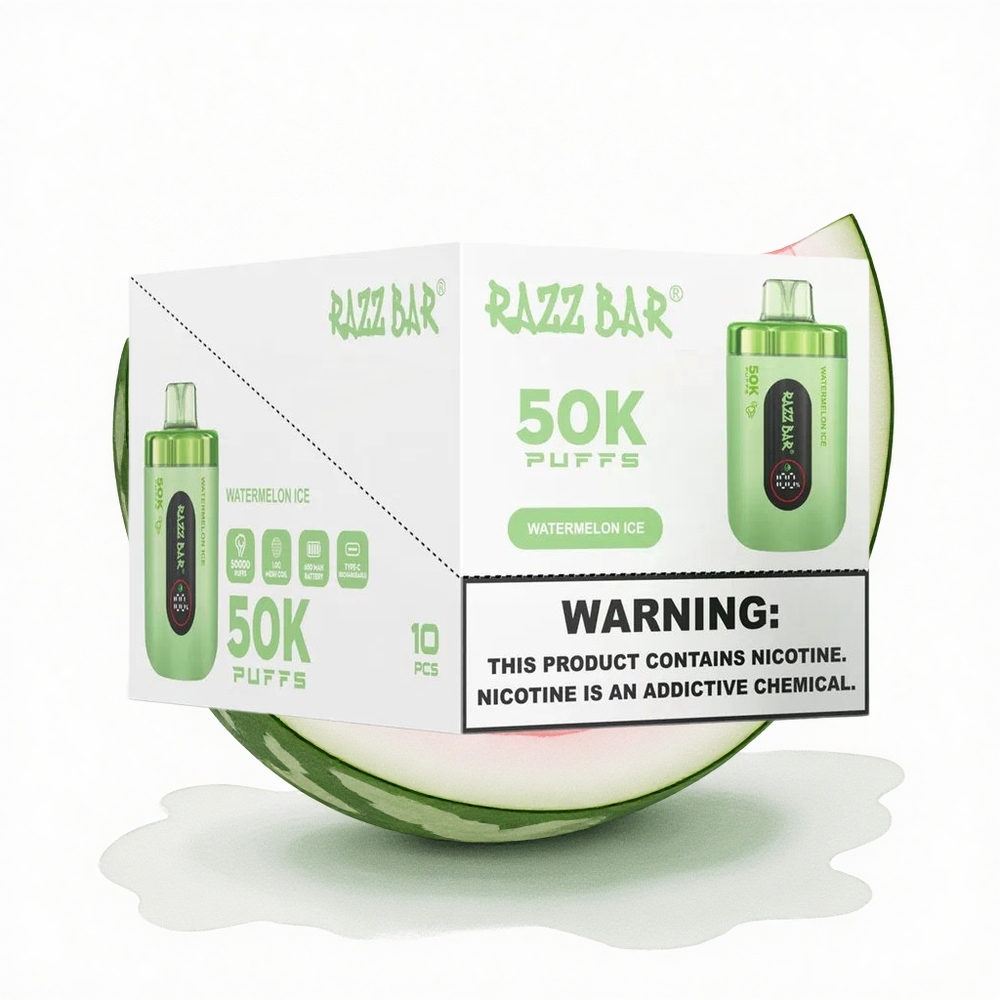 Razz Bar 50K Puffs Karpuz Buzu - 650 mAh - %2 Nikotin