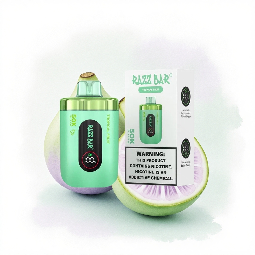 Razz Bar 50K Puffs Tropikal Meyve 650 mAh Nikotin %2