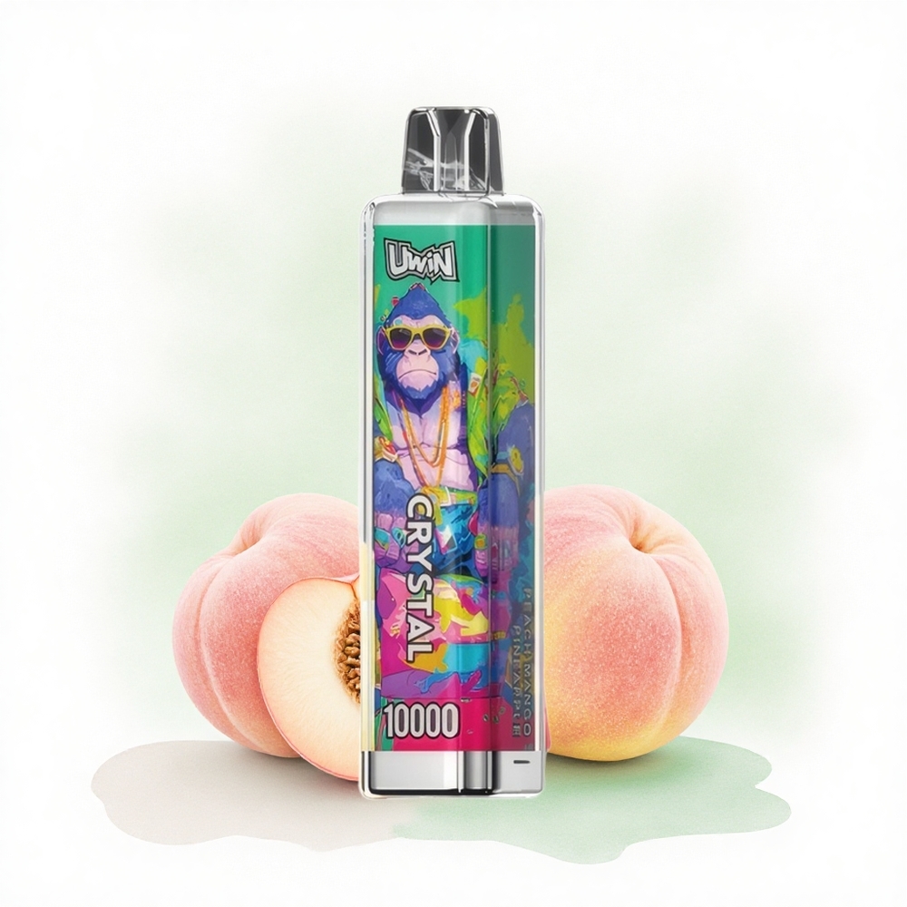 Uwin Crystal 10000 Puffs Şeftali Mango Ananas 18ml 650mAh RGB