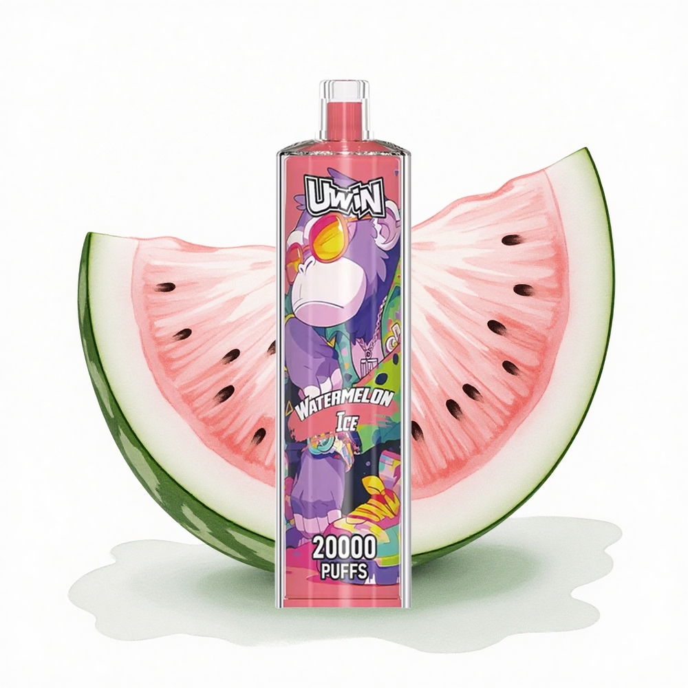 Uwin Shisha Hookah Crystal 20000 Puffs Karpuz Buzu 0% Nikotin 650 mAh