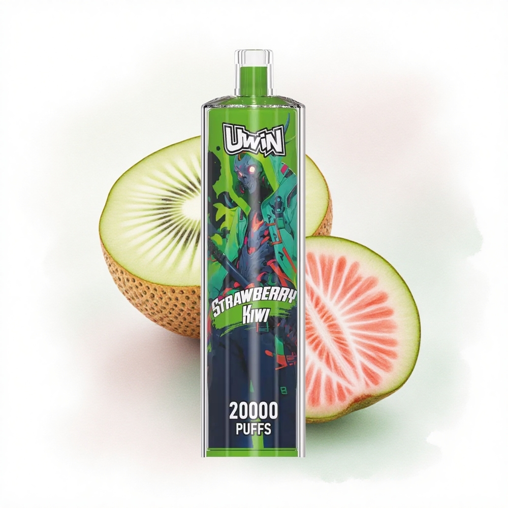 Uwin Shisha Hookah Crystal 20000 Puffs Çileki Kivi Tip-C Şarj 650 mAh
