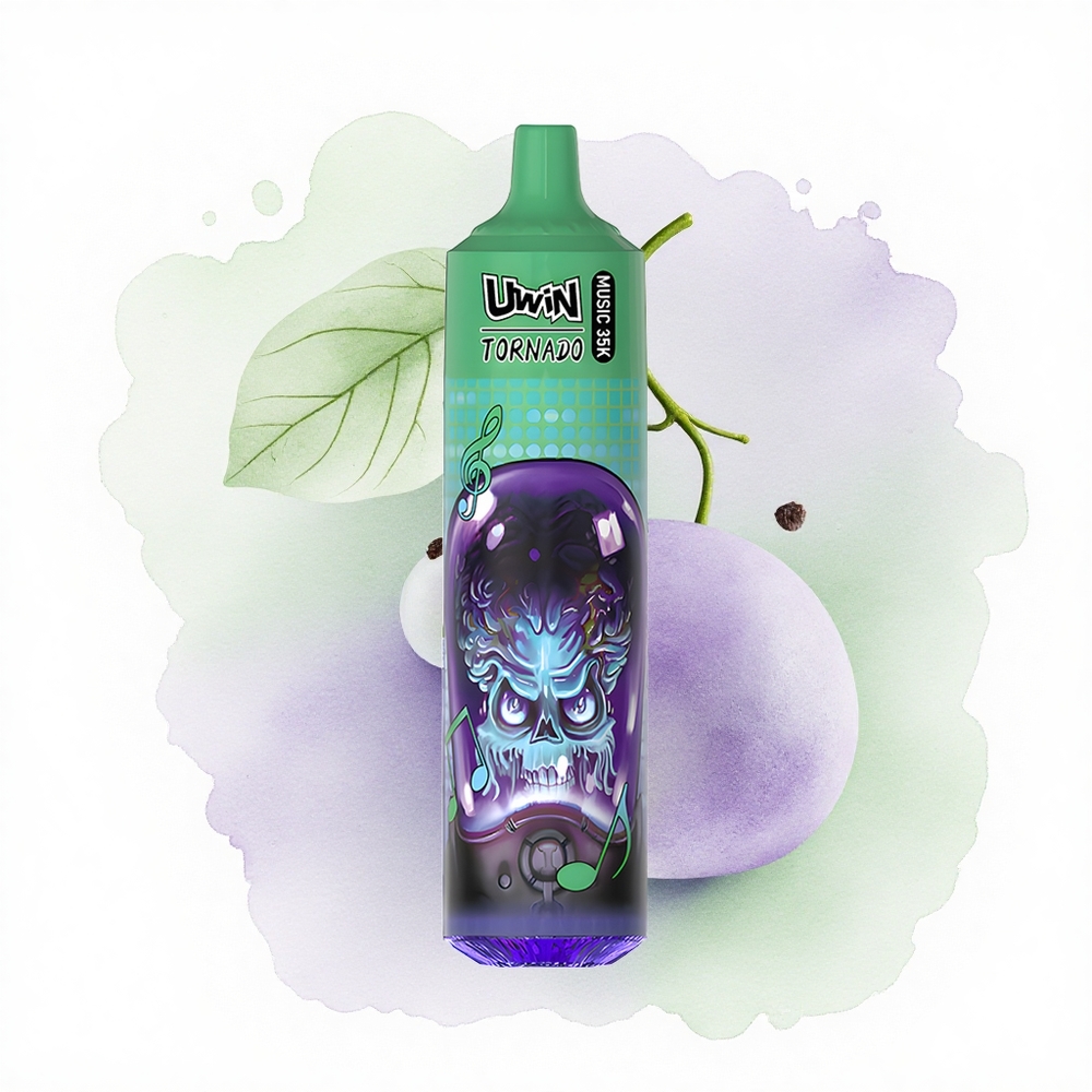 Uwin Tornado 35K Music Puffs Üzüm Buzu 5% Nikotin 600mAh