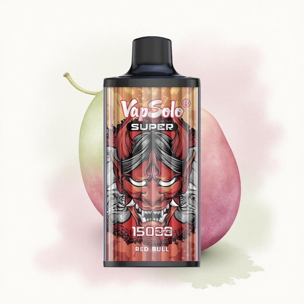 Vapsolo Super 15000 Puffs Kırmızı Boğa 40ml 850mAh Tip-C