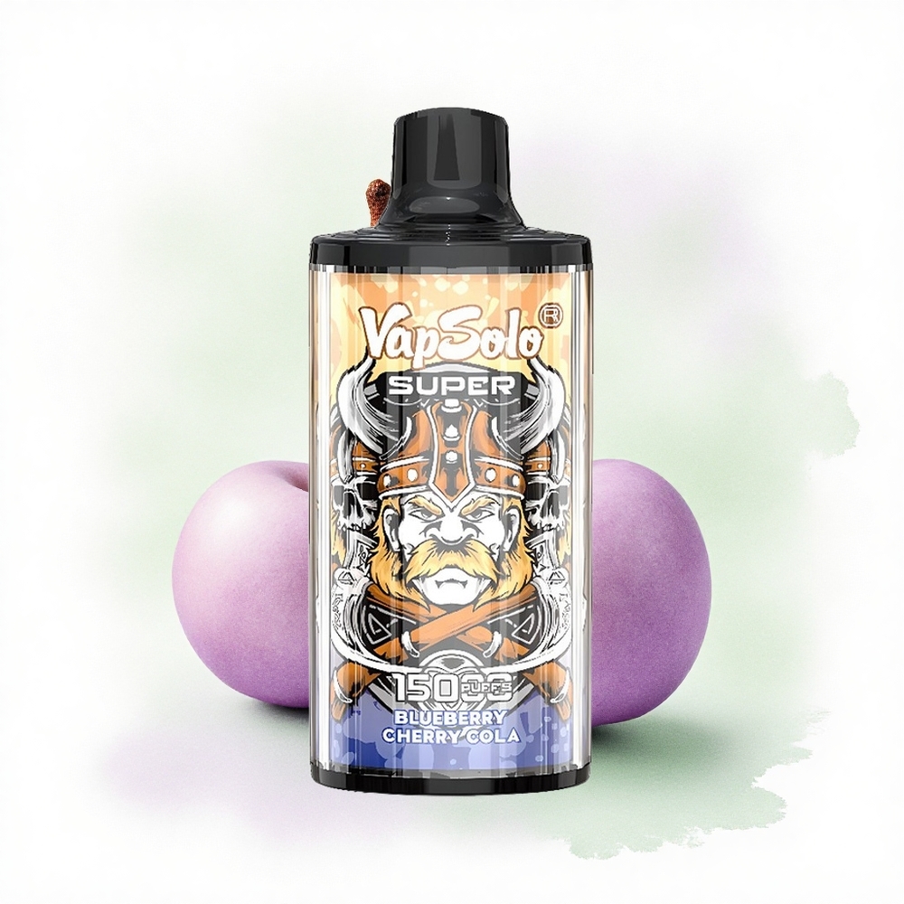 Vapsolo Super 15000 Puffs Kiraz Kolalı 850mAh Tip-C