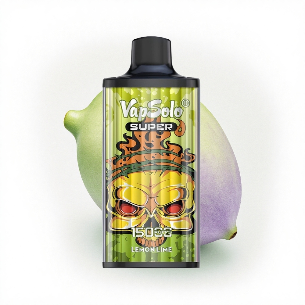 Vapsolo Super 15000 Puffs Lima Limon 40ml Nikotin 850mAh