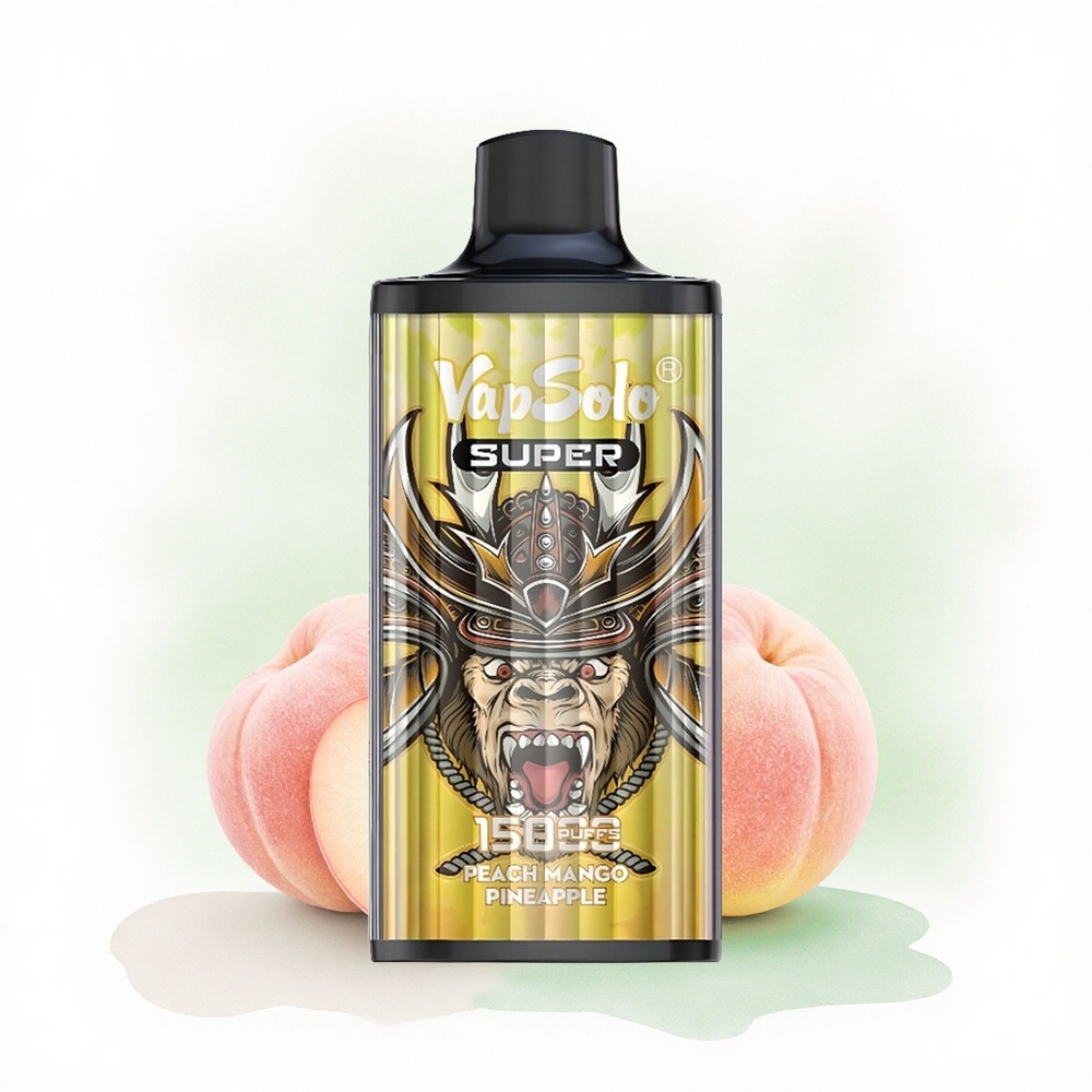 Vapsolo Super 15000 Puffs Şeftali Mango Ananas 850mAh Tip-C