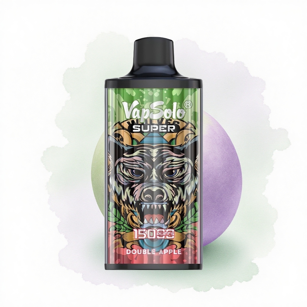 Vapsolo Super 15000 Puffs Çift Elma 850mAh Türk Tip-C