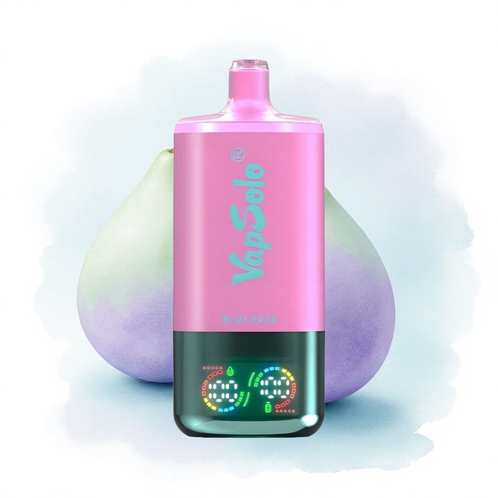 Vapsolo Triple 30000 Puffs Mavi Ahududu 40ml Nikotin 20mg Tip-C