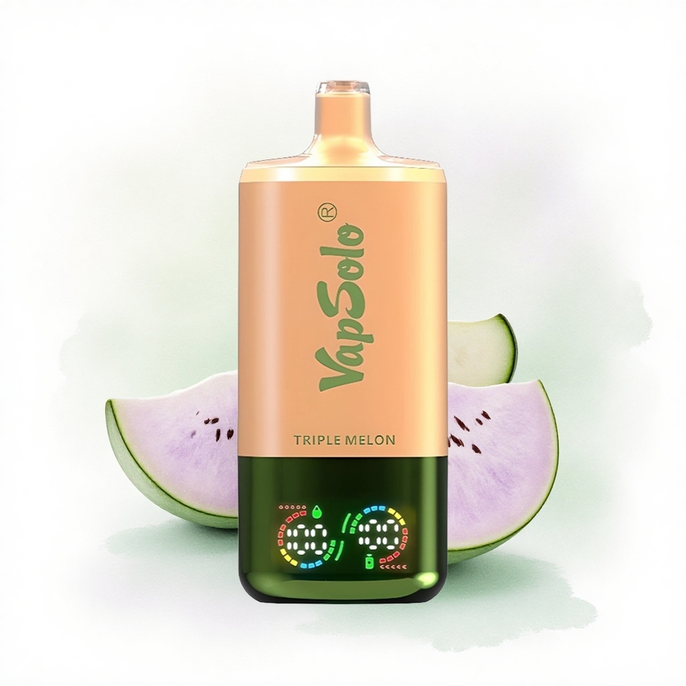 Vapsolo Triple 30000 Puffs Üçlü Kavun 40ml Tip-C