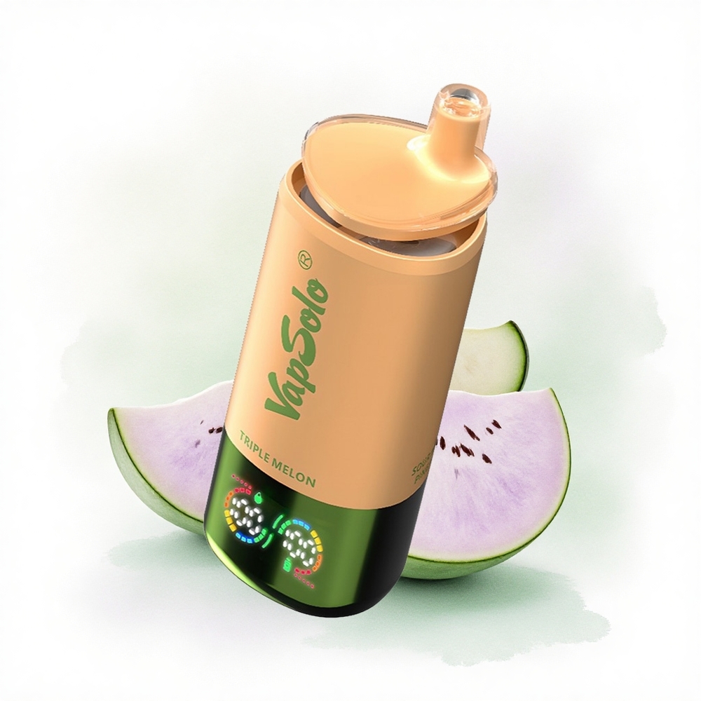 Vapsolo Triple 30000 Puffs Üçlü Kavun 40ml Tip-C