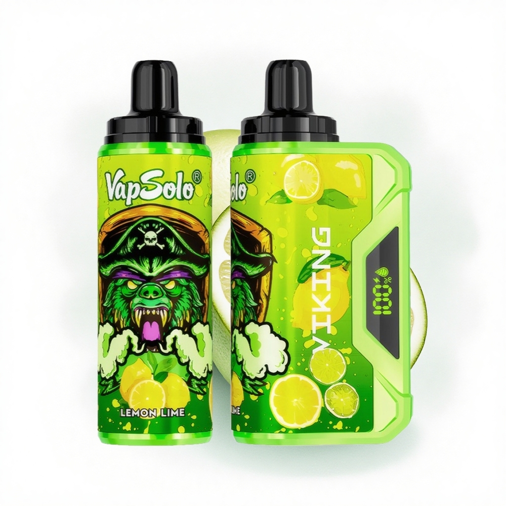 VapSolo VIKING 12000 Puffs Limon Lima 22ml Nikotin 20mg/ml Tip-C