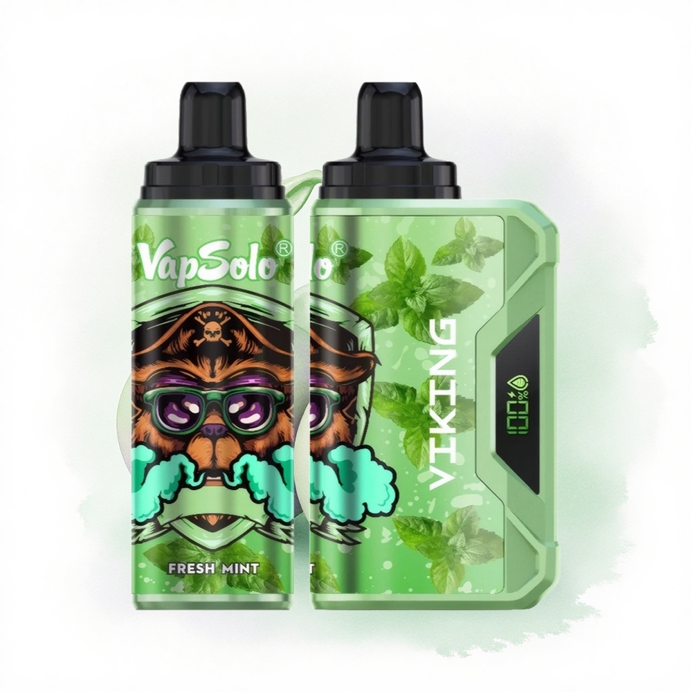 VapSolo VIKING 12000 Puffs Taze Nane 22ml Tip-C Şarj